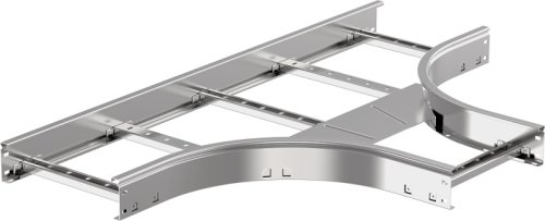 Тройник для лестничного лотка горизонтальный IEK LESTA R300 400х100 картинка